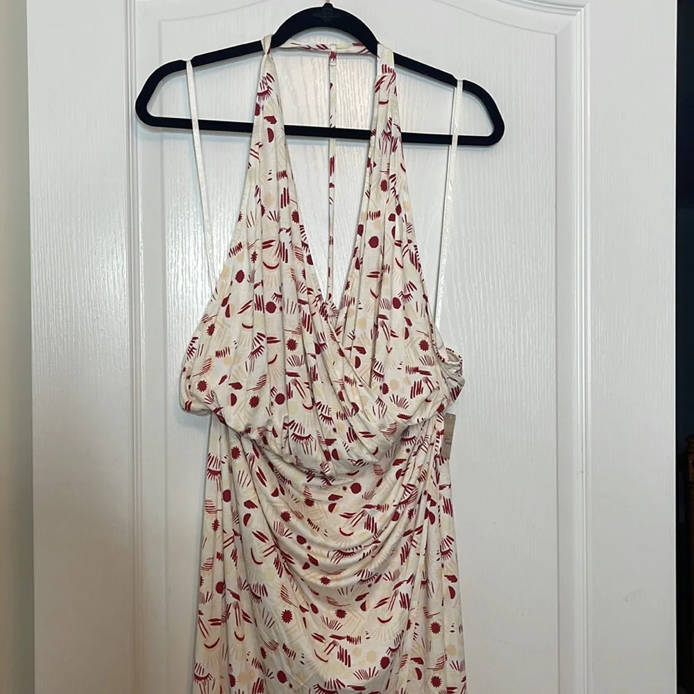 Free People Daria Maxi Dress Ivory Combo Large - Picture 6 of 15